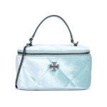Tory Burch Kira kaunistatud Double T riistvaraga &otilde;la-ristkorpuseline k&auml;ekott Naiste k&auml;ekotid Hele-sinine 165279-400 Basic Set (Bag+Dust Bag)