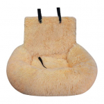 Koerte Autojuhiiste ReisiKoeraVoodi Turvarihmadega Pl&uuml;&uuml;sine Kohev Lemmiklooma Iste Libisemiskindla Tagak&uuml;ljega Eemaldatava Pestava Padjaga V&auml;ikestele Suurtele Koertele 60x60cm