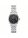 Tissot Le Locle seeria automaatne mehaaniline liikumine, 30m veekindel naiste k&auml;ekell, &Scaron;veitsi, 29mm must sihverplaat, roostevabast terasest T006.207.11.126.00 must