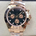 Laodijia Daytona seeria 40 mm roosakuldne meeste automaatne mehaaniline Panda k&auml;ekell