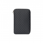 Gucci Double G logoga t&otilde;mblukuga l&otilde;uendist ja nahast hoiukott Suur meeste kott Must 726669-KGD0N-1000 Basic Set (Bag+Dust Bag)