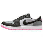 Air Jordan 1 Low Golfi naelikud Valge Hele Pumikivitoon Unisex Tossud Roosa-Helendav Sequoia DD9315-119 44