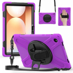 Kaitse&uuml;mbris Samsung Galaxy Tab A11+ A9+ A9 A11 Plus 11-tollisele SM-X230 Tahvelarvuti Kate Tab A9 A11 8.7 SM-X130 &Otilde;larihmaga Funda Capa A9 8.7 inch lilla