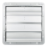 Luugiga ventilaator Poe ventilaator 406 mm Seinale paigaldatav 1506 CFM AC