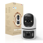 Tuya 5G WiFi Kaheobjektiiviga Kaamera Siseruumides 4K 8MP Kodu Lemmiklooma Kaamera Automaatne J&auml;lgimine Beebimonitor V&auml;rviline &Ouml;&ouml;n&auml;gemine Turvavalve 3K 6MP Camera