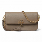 Tory Burch Britten Br&auml;ndi logo Eemaldatav kett &Uuml;hev&auml;rviline disain &Otilde;lakott Naiste &Otilde;lakott Pruun 175806-250 Basic Set (Bag+Dust Bag)