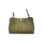 Tory Burch Eleanor Skulpturaalse Riistvaraga Nahast Mini &Otilde;la-Risti-Keha Kott Naiste Kotid Ivy 164849-300 Basic Set (Bag+Dust Bag)