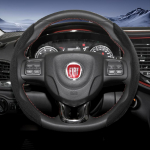 Sobib Fiat Sports Suede Roolikattele, Kaheosaline Kinnitusega T&uuml;&uuml;p, Libisemisvastane ja Vastupidav, Mudelitele nagu 500 Panda Pandina Tipo Egea Strada