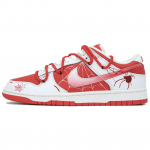 Nike Dunk &Auml;mblikuv&otilde;rk Tihend Libisemiskindel Kulumiskindel Madal Ketsid Rula Kingad Meeste Valge Punane DD1391-600(Meeskond545-) 42