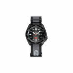 SEIKO 5 SPORTS seeria Honda SUPER CUB koost&ouml;&ouml; piiratud v&auml;ljaanne Sensuaalne stiil Mehaaniline liikumine Nailonrihm Unisex mudel Must sihverplaat SRPJ75K1 must