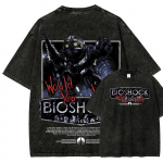 Bioshock UusMudel Pesitud T-s&auml;rk AnimeS&otilde;ber isiksus R&otilde;ivad &Uuml;le suur Aastaringselt riided Unisex kuum toode Hingav S
