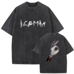 Vintage pestud Drake ICEMAN uus album 2026 Merch T-s&auml;rk meeste gooti stiilis &uuml;le suuruses puuvillased T-s&auml;rgid Hip Hop riided moekas T-s&auml;rk S mitmev&auml;rviline
