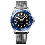 LONGINES Concas sukeldumisseriaali automaatne mehaaniline liikumine 300 meetrit veekindel kell 42 mm must sihver roostevabast terasest ja keraamiline korpus L3.788.4.90.6 must
