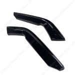 2 tk Tagumise kaitseraua k&uuml;lglaiendid BMW 4. seeriale F32 Coupe M-pakett 435i 435d 2013-2020 Tuning L&auml;ikiv must K&uuml;lgkaitseraua liist kerekomplekt Gloss Black