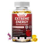&Auml;&auml;rmuslik Energia 9050mg K&otilde;rge Potentsusega Tulemuslikkuse Toetusvalem Meestele ja Naistele, 120 Vegankapslit 120PCS brown