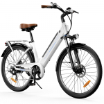 iScooter Ucity S Linna Elektriratas 350W Mootor 36V13Ah Aku 35KM/H Elektrijalgratas 26 *1.95 Rehvid Maastikuratas T&auml;iskasvanute E-ratas Ucity S valge