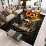 Ozzy Osbourne'i tr&uuml;kitud vaip Elutuba magamistuba libisemiskindlad vaibad Joogimatt uksematt V&auml;listingimustes kasutatav vaip kawaii vaip s&uuml;nnip&auml;evakingitus 100x120cm