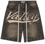 Unisex Retro T&auml;ht Kivist Denim L&uuml;hikesed P&uuml;ksid Naistele Suvine Vintage L&otilde;tv Mustad L&uuml;hikesed P&uuml;ksid Meestele Streetwear Vabaaja P&uuml;ksid 28