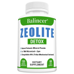 Zeoliidi Detoxi toidulisand, &uuml;lipeen kliinoptiloliit 1000 mg portsjoni kohta, 120 taimset kapslit, 60-p&auml;evane varu 120 Capsules