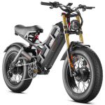 Meeste Kahemootoriline Elektrijalgratas eAhora Romeo II, Kahemootoriline 1250W, Eemaldatav Aku 52V 60AH, Paks Rehv 20&times;4,5, Max 65km/h
