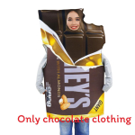 Halloweeni suupistepidu Cosplay kost&uuml;&uuml;m t&auml;iskasvanutele pol&uuml;esterkangast lavalisteks esinemisteks Chocolate gray