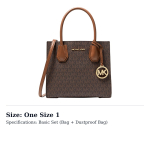 Mercer Medium Logo Ja Nahast Akordion Crossbody Kott 35S1GM9M2B-200 One Size 1 brown