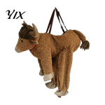 &Scaron;oti H&otilde;imulehm Kost&uuml;&uuml;m Bisoni Rollim&auml;ng Lastele, Palus Veisega Ratsutamine Kauboi Cosplay R&otilde;ivastus Komplekt, L&auml;&auml;ne Halloweeni Peod Naljakas Loom children brown