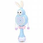 Armas k&otilde;ristitrumm beebim&auml;nguasi, mis v&otilde;ib muusika saatel &otilde;petlikke m&auml;nguasju hammustada roosa