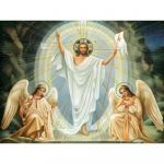 T&auml;is&uuml;mmargune teemantmaal Tikand Religioon Pilt Rhinestone Religioon &Otilde;igeusu Kristlus 20X30CM