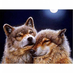 5D Teemantmaaling Loomade Hunt Teemanttikandid Rhinestones Pildid 20X30CM