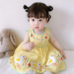 Baby Baby Duckling Patch tikitud varrukateta kleit S