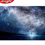 Teemanttikandid Loomade ristpistes T&auml;is &uuml;mmargune pilt kivist teemantmaaling Hobuse helmestega mosaiik Avaleht 20X30CM