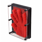 Mood v&auml;rvikas plastikust 3D stressivastane kloon s&otilde;rmej&auml;lgede n&otilde;elte v&auml;rvimine m&auml;nguasi lastele naljakas kingitus punane