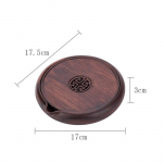 Ebony t&auml;ispuidust teetseremoonia soojusisolatsiooniga teealused Loominguline k&auml;sitsi valmistatud teetass kohvikannu t&uuml;hjendushoidikud Teemaja t&ouml;&ouml;riistad