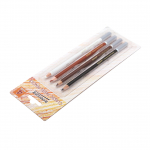 4 tk Professionaalsed pehmed pastelsed s&ouml;epliiatsid, puidust nahav&auml;rvid, valged v&auml;rvilised pliiatsid kunstniku joonistamiseks visandite segamiseks