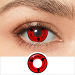 Sharingan Eye Cosplay kontaktl&auml;&auml;tsed silmadele Punased Halloweeni kontaktl&auml;&auml;tsed V&auml;rvilised kontaktl&auml;&auml;tsed Anime tarvikutele