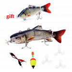 5,12-tolline elektriline kalap&uuml;&uuml;gipeibutis USB laadimiss&ouml;&ouml;t, 4 sektsiooniga Swimbait Crankbait Pesca tackle Vivid Fish