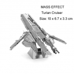 Kosmoselaev Mass Effect Normandy SR2 3D pusle mudelikomplektid DIY laserl&otilde;ikega kokkupandav pusle m&auml;nguasi KINGITUS lastele Turian Cruiser