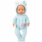 1 tk armsad 43 cm nukud uued beebinuku riided aksessuaarid Reborn Doll plush kombinesoon sinine