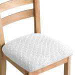 Kuumalt m&uuml;&uuml;a spandex s&ouml;&ouml;gitoa polsterdatud padi tooli istmekate Eemaldatav katte kate pestav m&ouml;&ouml;blikaitse valge