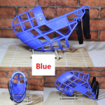 Reguleeritav koera koonuga plastikmask haukumisvastane suukate v&auml;ikesele/keskmisele/suurele hurt Gree whippetile M