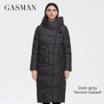 GASMAN 2021 uus talve sulejope naiste pikk paks mantel kapuutsiga puhvis soe naiste br&auml;ndi puuvillased riided Elegantne Retro Parka 8197 L hall