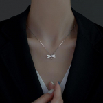 ANENJERY mikrotsirkoonist Dragonfly kaelakee, naiste mood, rangluu kett, igap&auml;evased ehted kingitused h&otilde;be