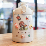 Suure mahutavusega termostops &otilde;lgede ja rihmadega, keskkonnas&otilde;braliku materjaliga 1,1 l veepudel naistele meestele Lar