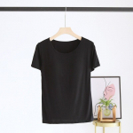 Uus suvine Modaalne pidžaama &uuml;hes t&uuml;kis top T-s&auml;rk rinnakorviga l&uuml;hikeste varrukatega alumine s&auml;rk naiste kodur&otilde;ivad uner&otilde;ivad L