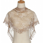 Tikitud kolmnurkne pitsist sall kirikur&auml;tikule Hispaania mantilla katoliku loori kiriku sall naistele taskur&auml;tik Must valge