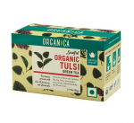 Roheline tee Tulsiga (25 pakk), Orgaaniline Tulsi roheline tee, Organica