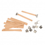 33 tk puidust k&uuml;&uuml;nlatahti k&auml;sit&ouml;&ouml;na valmistatud lagunevad keskkonnas&otilde;bralikud suitsuvabad k&uuml;&uuml;nlatahtid alusega D jaoks