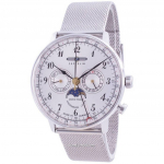 Zeppelin Hindenburg LZ129 7036M-1 7036M1 Quartz Moon Phase meeste k&auml;ekell valge