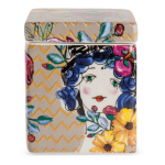 Pupazze [A2249] - Keraamiline l&otilde;hnak&uuml;&uuml;nal 'Pupazze' taupe v&auml;rviline - 8x6x6 cm beež